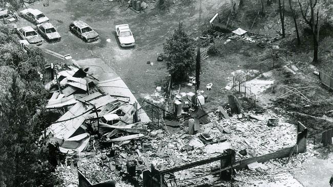 Mt White NRMA depot and service station was destroyed in the 1994 bushfires.