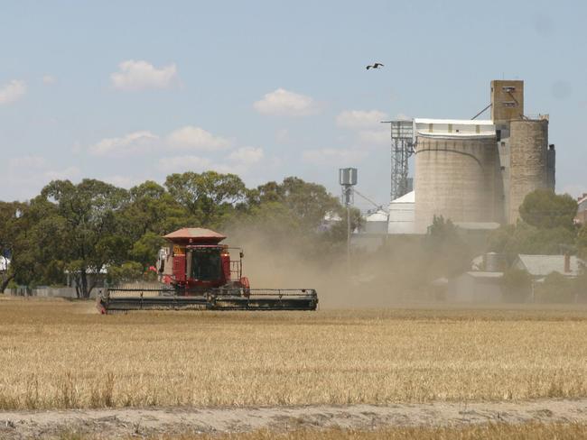 A harvester in West Wimmera. Picture: Supplied