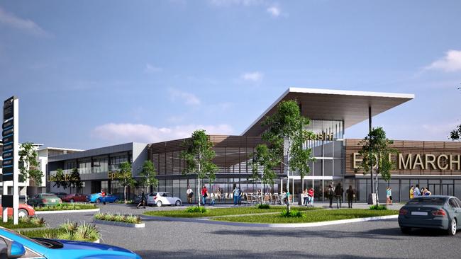 Land at Serenity Cove, Hope Island, has sold in a deal thought to be around $50m. There were plans for a commercial and retail precinct at the site. Photo: Supplied