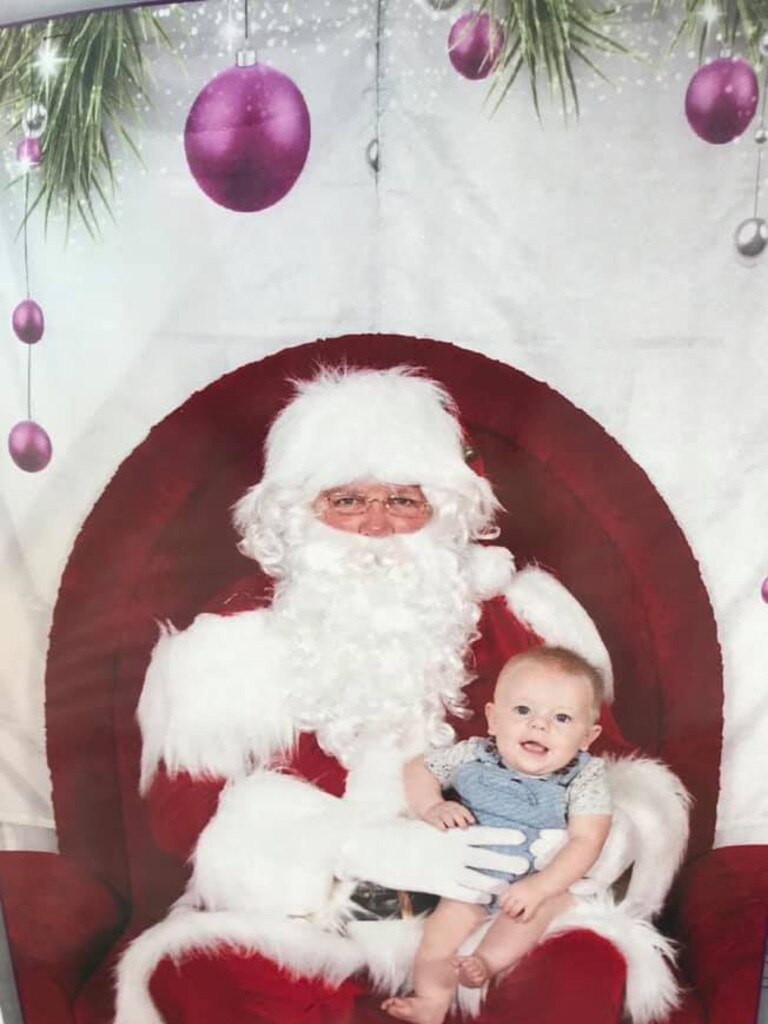 Wyatt Slater's first Chrsitmas.