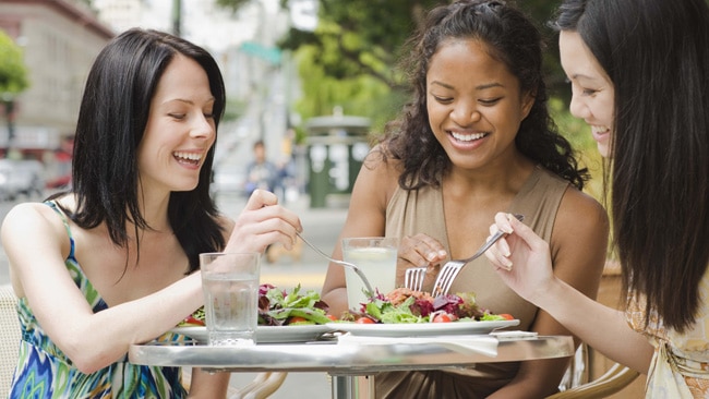 women eating