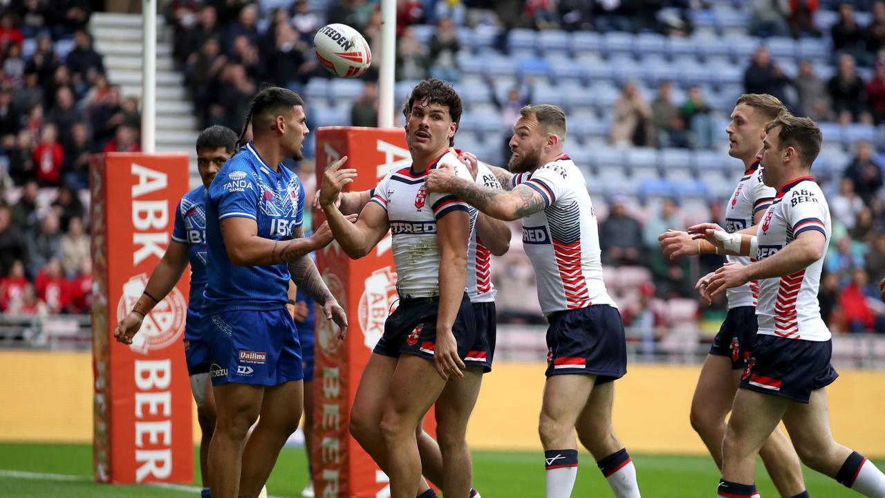 Rugby league 2025 England defeat Samoa, first test, Wigan, score, all