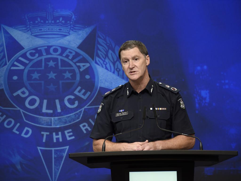 Victoria Police Chief Commissioner Shane Patton said the incident was ‘an absolute tragedy and absolutely heartbreaking’. Picture: NCA NewsWire / Andrew Henshaw