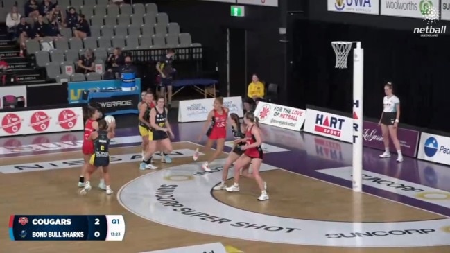 REPLAY: Sapphire Series Netball - Bond Bull Sharks vs Cougars