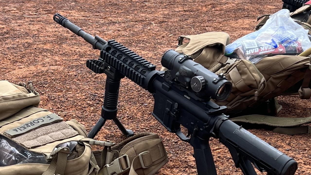 The Timorese-issued M4 Carbine.