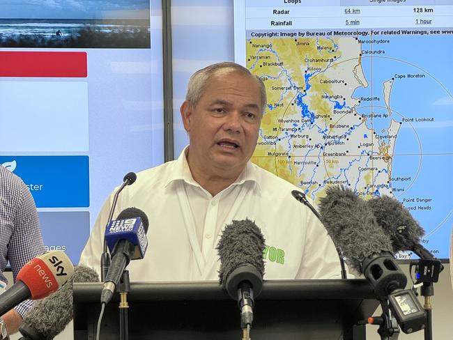 Mayor Tom Tate has provided an urgent warning for residents in flood-affected areas. Picture: Amaani Siddeek