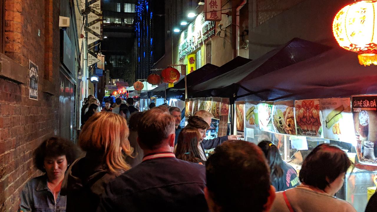 Chinatown businesses have organised a Hawker style food offering.