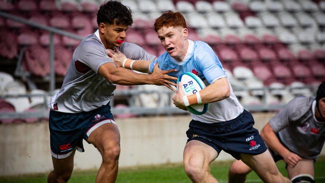 The NSW Waratahs v Reds U18s matches shine a spotlight on the best emerging talent in the country. Picture Tom Primmer/QRU.