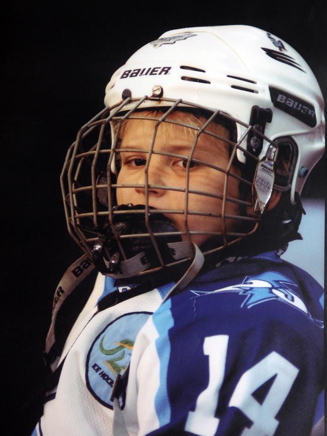 Walker representing NSW as a youngster.