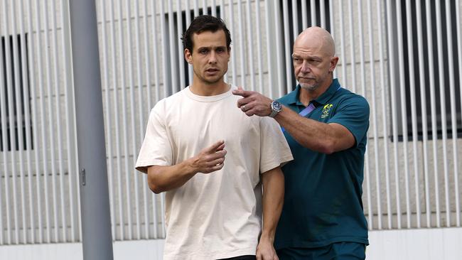 NCA. PARIS FRANCE 2024 OLYMPIC GAMES. Australian mens hockey player Tom Craig was arrested for allegedly buying cocaine on the streets of Paris on Tuesday night. Tom walks free from a Paris Police station.  Picture: Michael Klein