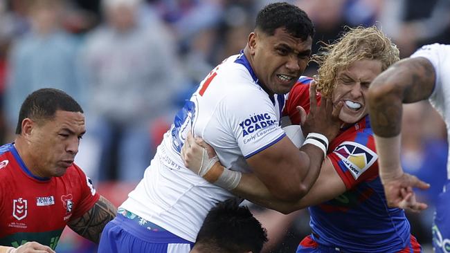 Tevita Pangai Jr in action for the Bulldogs. Picture: NRL Photos