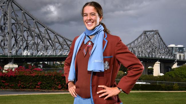 All Hallows' School rowing record breaker Isabel Pattison. Picture, John Gass