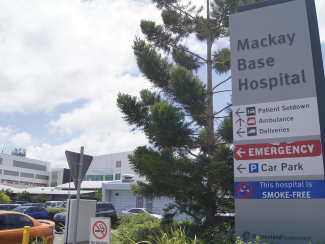 Mackay Base Hospital is currently running at 100 per cent capacity. Picture: Heidi Petith