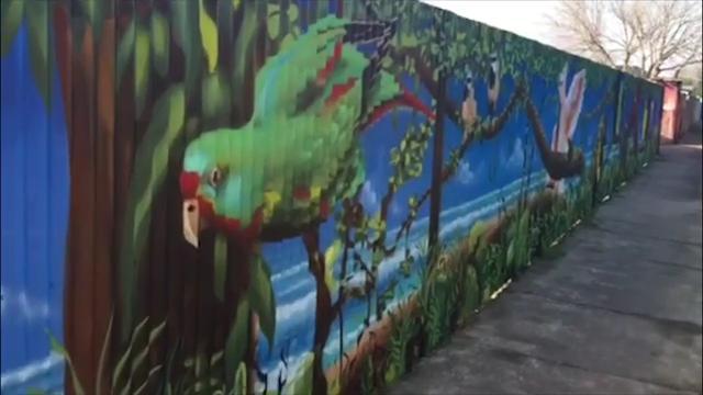 Endangered birds mural appears in Preston