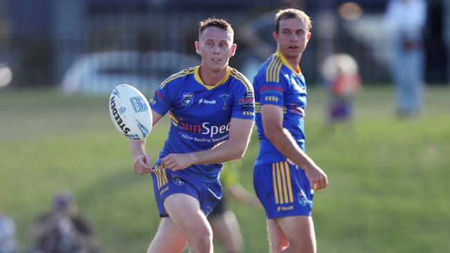 Josh Kessler The Entrance Tigers v Toukley Hawks First grade in Round 3 at Edsacc 27th April 2024 pic Sue Graham