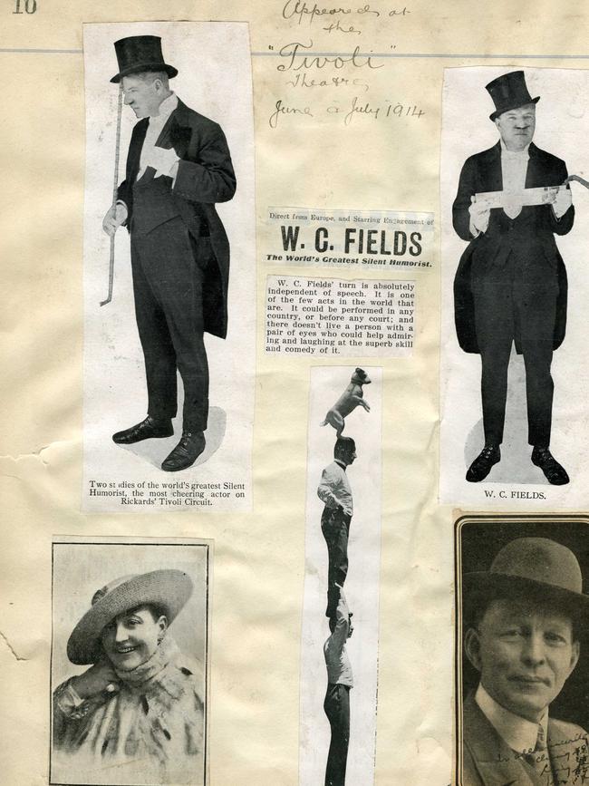 W.C. Fields, the US comic genius, visits Her Majesty's Theatre, Adelaide in June and July 1914. Supplied, by the Adelaide Festival Centre