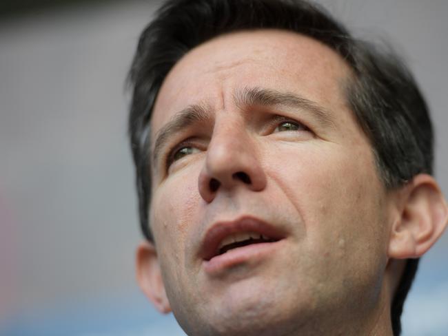 Education Minister Simon Birmingham says the government is trying to ease the childcare burden for parents.