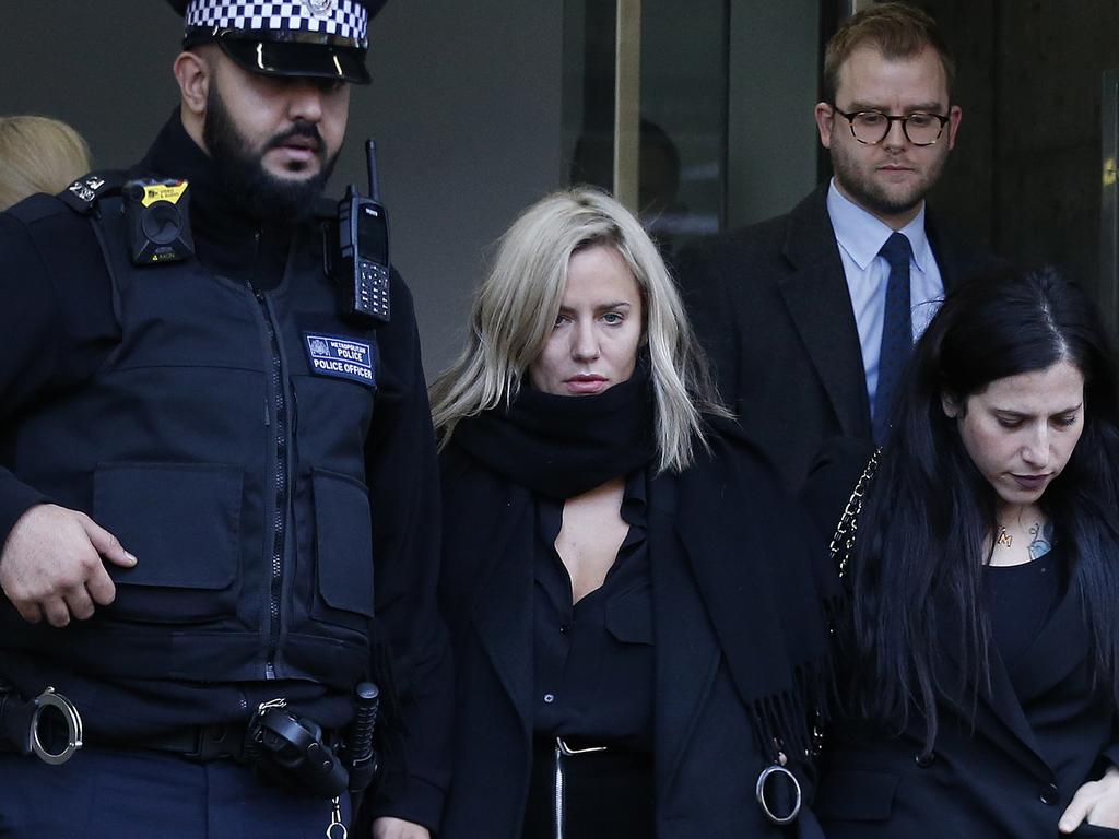 TV presenter Caroline Flack has died at the age of 40, according to reports. The Love Island presenter is seen here leaving court after being charged with assault. Picture: Hollie Adams/Getty Images