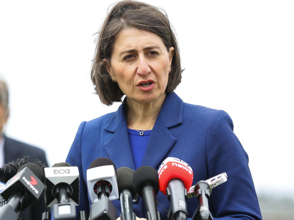 Premier Gladys Berejiklian said reports of noncompliance in hospitality venues was ‘concerning’. Picture: Gaye Gerard/NCA NewsWire