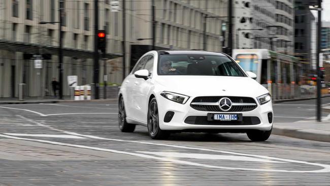 The Mercedes-Benz A200 comes with a long list of safety and tech features.