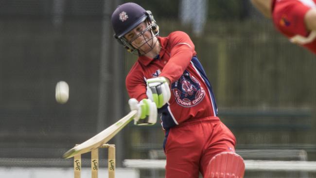 Sam Harper in action for Melbourne. Picture: Valeriu Campan