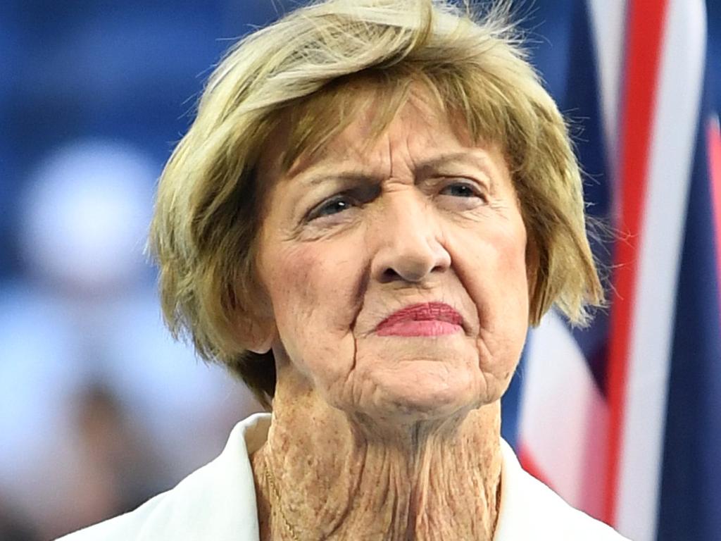 Margaret Court has faced criticism for her outspoken views on homosexuality, transgender people and same-sex marriage. Picture: Morgan Hancock/Getty Images