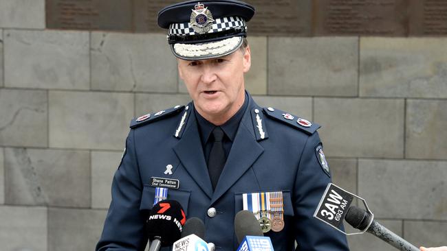 Victoria Police Chief Commissioner Shane Patton has warned staff misconduct, including sexual harassment, will not be tolerated. Picture: Andrew Henshaw