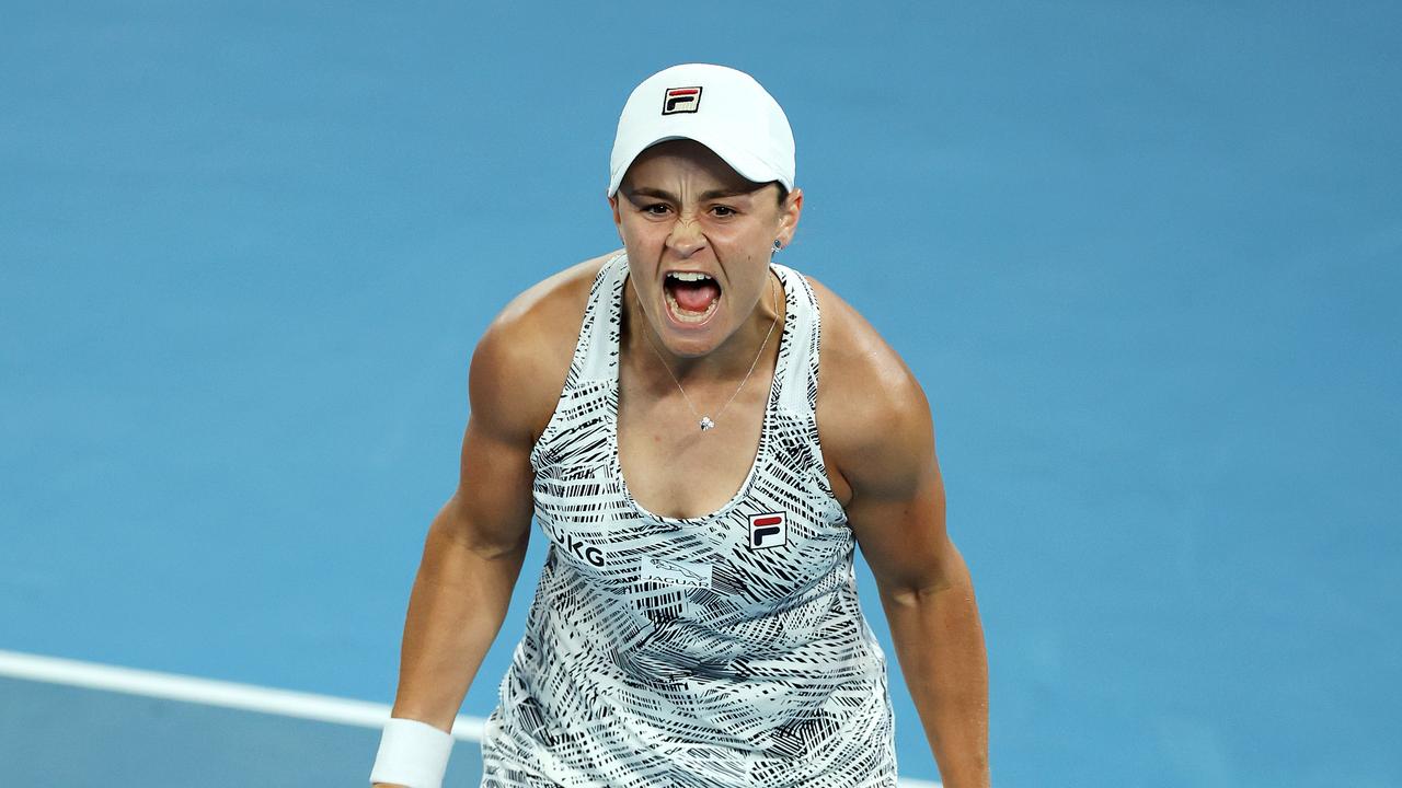 Ash Barty took her game to the next level at the Australian Open. Picture: Mark Stewart