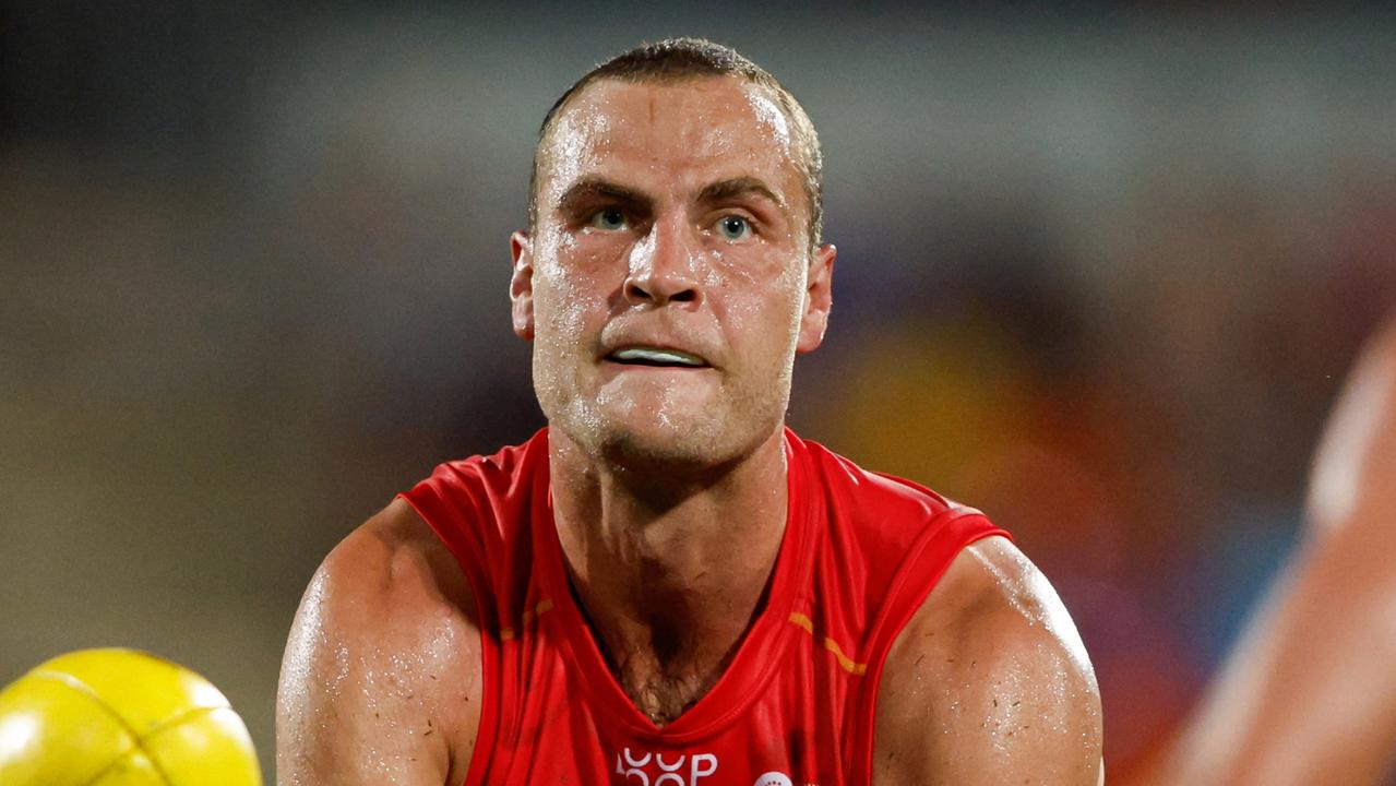 Gold Coast co-captain Jarrod Witts will be rested against Geelong in Darwin on Thursday. Picture: Dylan Burns / Getty Images