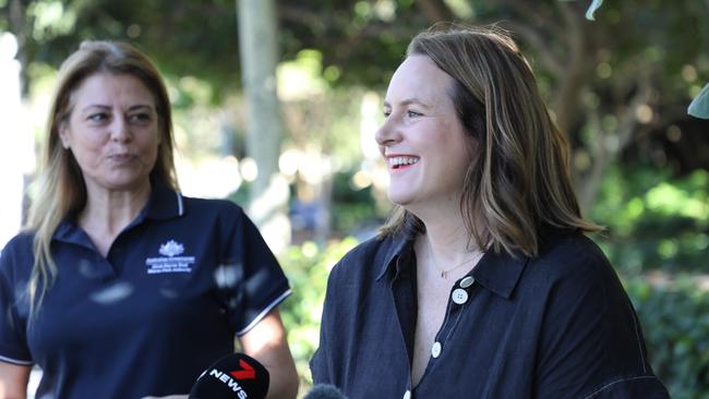 Queensland senator Nita Green announces the results of the government's $15.1m Tourism Reef Protection Initiative. Picture: Supplied