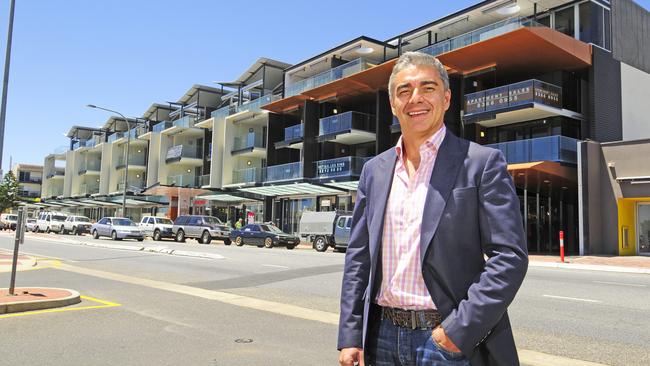 Richard Antunes is the developer of the Baju and H20 apartments on Seaview Road at Henley Beach.