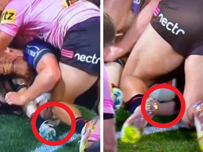 The NRL showed the no try decision was the right one. Photo: NRL