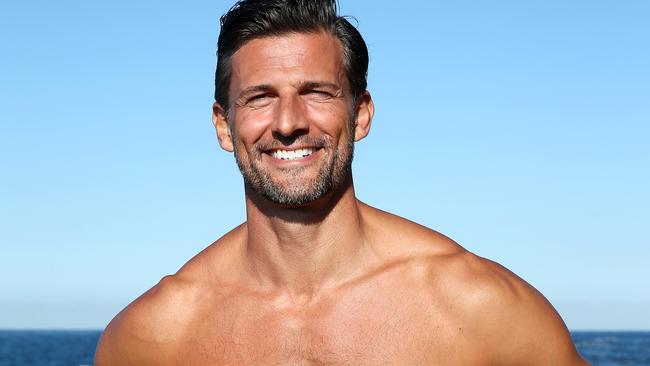 Embargoed for The Saturday Telegraph. BW Magazine cover shoot. Pictured is Tim Robards at Dee Why Pool today for BW Magazine. Picture: Tim Hunter.