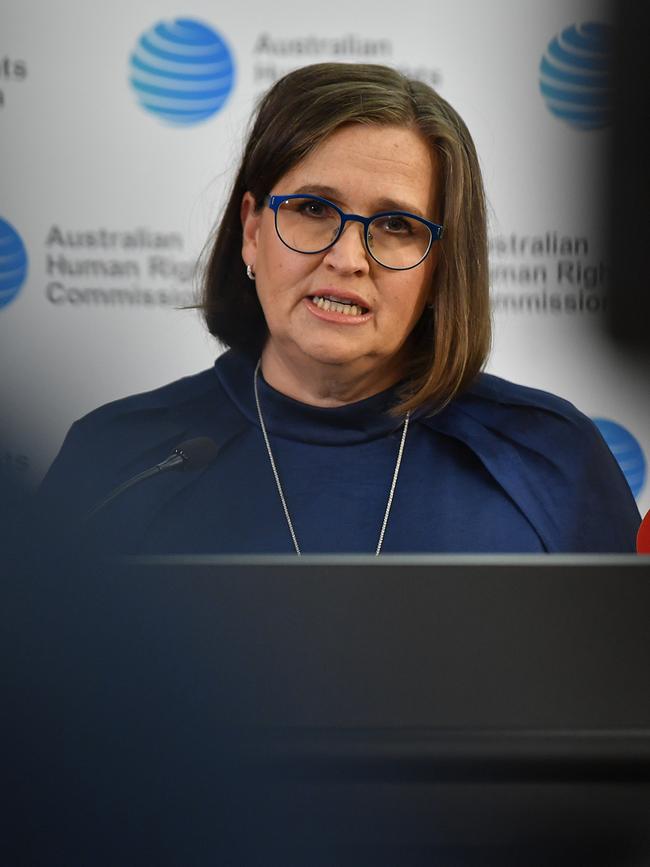 Former sex discrimination commissioner Kate Jenkins made waves during her tenure including her 2021 review of workplace culture at Parliament House. Picture: NCA NewsWire / Joel Carrett