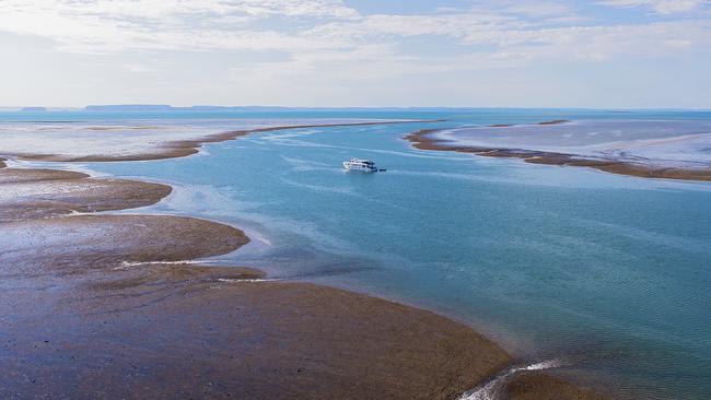 An aerial view of the Montgomery Reef.