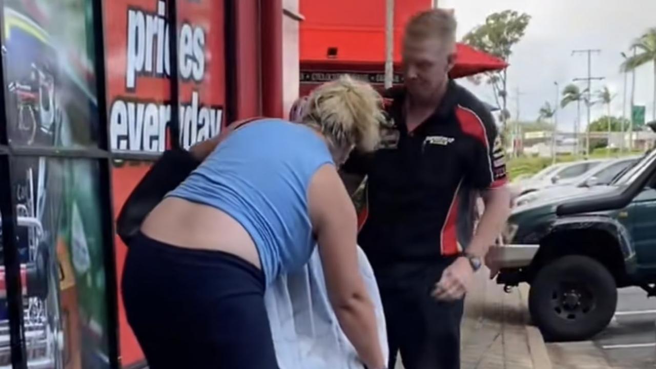 Supercheap Auto are undertaking an internal review of the incident but police say no report has been made to them. Picture: TikTok