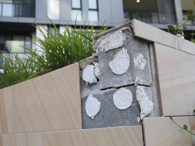 Pictured is a defect at 20 Nancarrow Avenue, Meadowbank.Picture: Christian Gilles