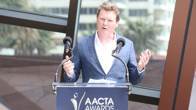 Announcement of 2024 AACTA Award nominees. AACTA CEO Damian Trewhella. Pic: Richard Gosling