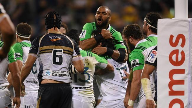 The Brumbies suffered an agonisingly close loss to the Highlanders in Canberra on Saturday.