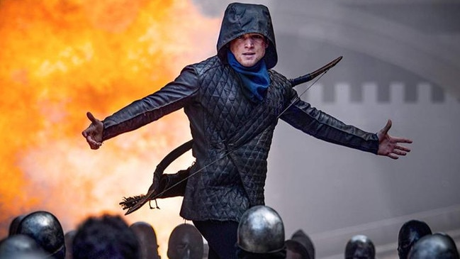 Taron Egerton as Robin Hood.