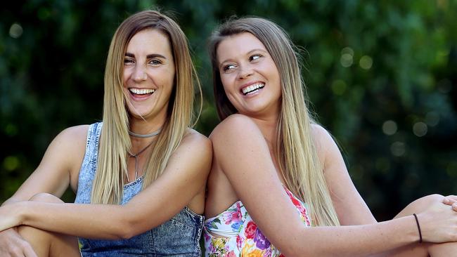 Elena Rowland, 33, and Felicity Egginton, 23, are among seven Queenslanders in Channel 10's <i>Survivor</i>. Pic: Tara Croser.