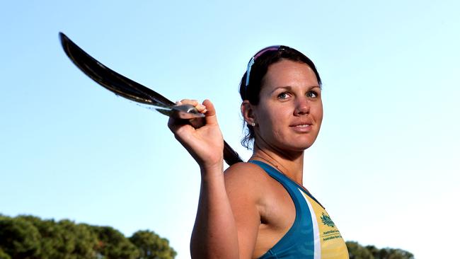 Champion kayaker Lyndsie Fogarty.