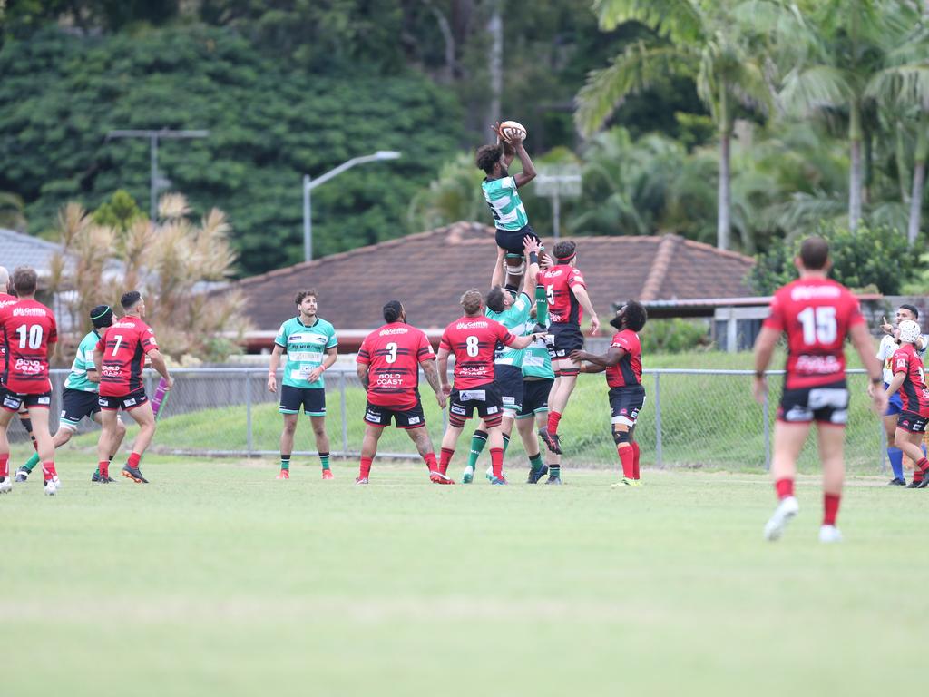 PBC Allygators vs. Colleges Knights. 20April 2024 Currumbin Picture by Richard Gosling