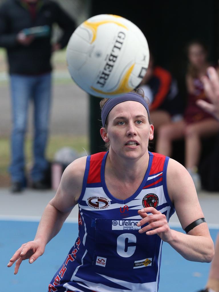 A Grade netball GDFL: Bell Post Hill v East Geelong Bell Post Hill centre Kaytlyn Stone Picture: Mark Wilson