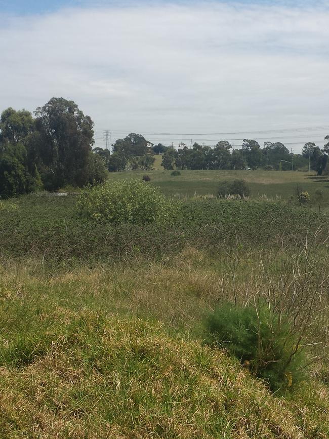 Land alongside the Great Western Highway, Prospect, which will be transformed.