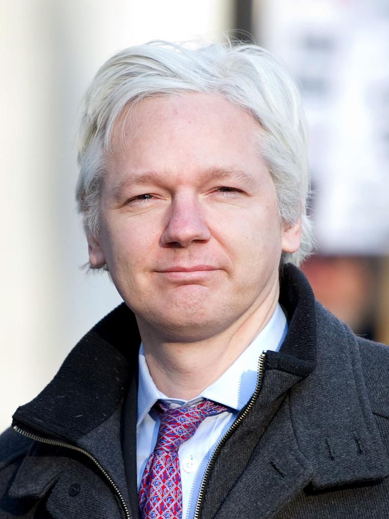 How Julian Assange looked in 2012 with his appearance since changed after being imprisoned.