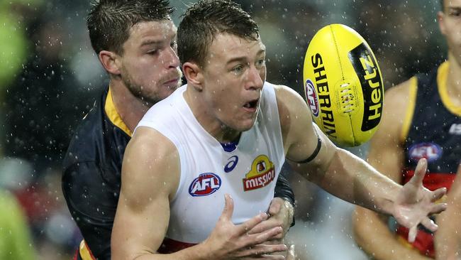 Jack Macrae was the Bulldogs’ best again with 36 disposals. Picture: Sarah Reed