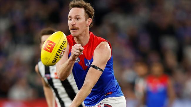 Mitch Brown of the Demons in action during the 2022 season. (Photo by Michael Willson/AFL Photos via Getty Images)