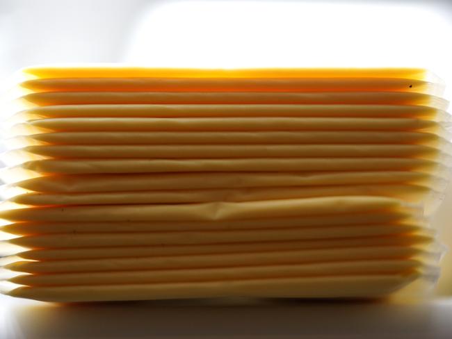 close up shot of cheese slices