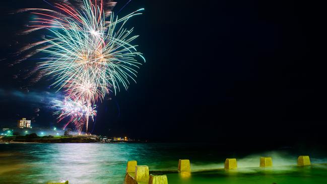 The Coogee fireworks display, which attracts crowds of more than 25,000.